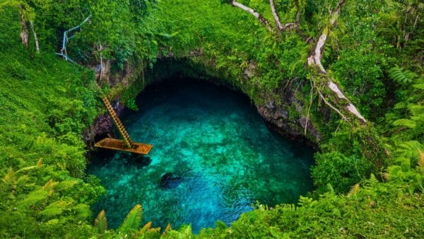Discover Rural Samoa  - To Sua Trench, Piula Cave Pools & Lalomanu Beach