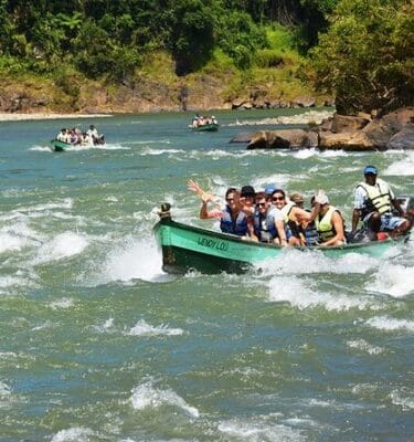 Jewel of Fiji Waterfall, River Long Boat & Village Tour
